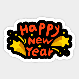 Happy New Year Sticker